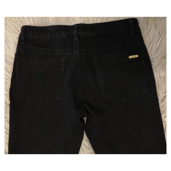 Black Jeggings by Nautica Gold details EUC Legging - Picture 5 of 8